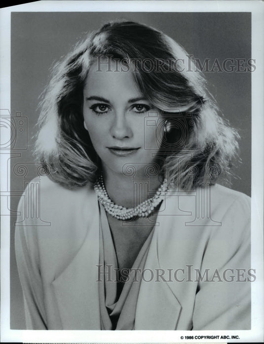 1986 Press Photo Cybill Shepherd in "Moonlighting"- Historic Images