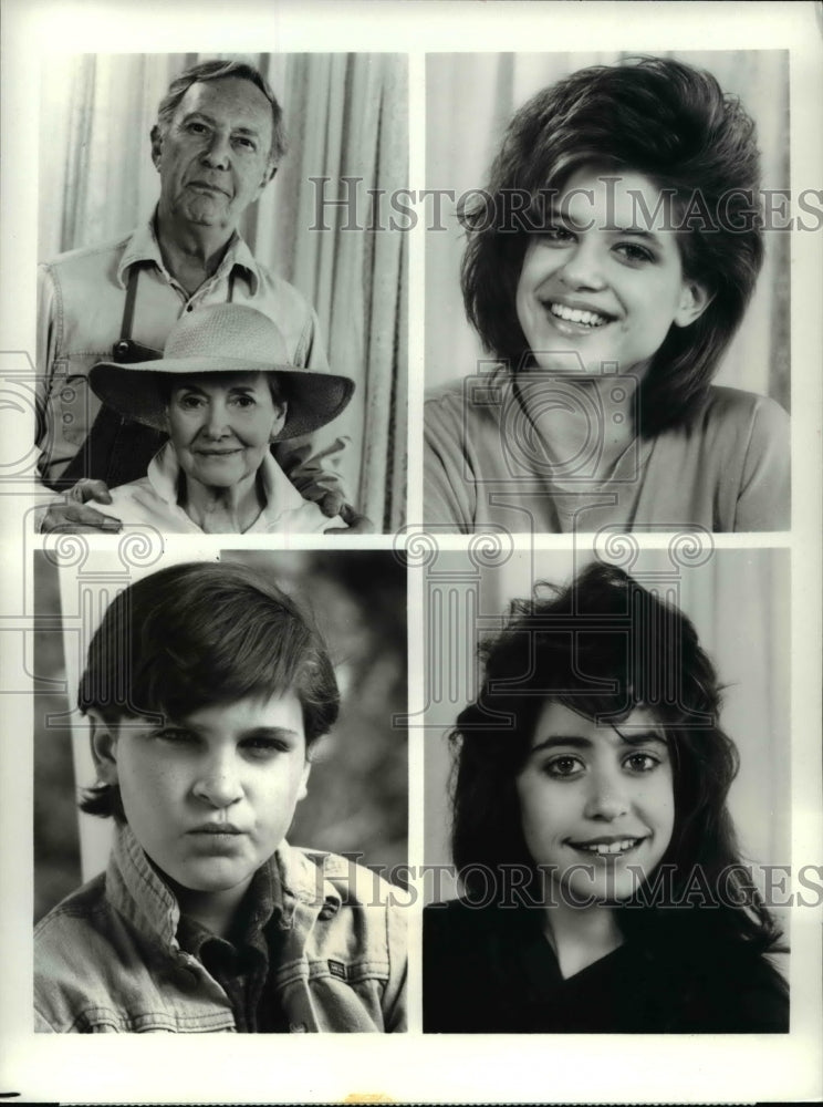 1985 Press Photo Cast of Morningstar/Eveningstar- Historic Images
