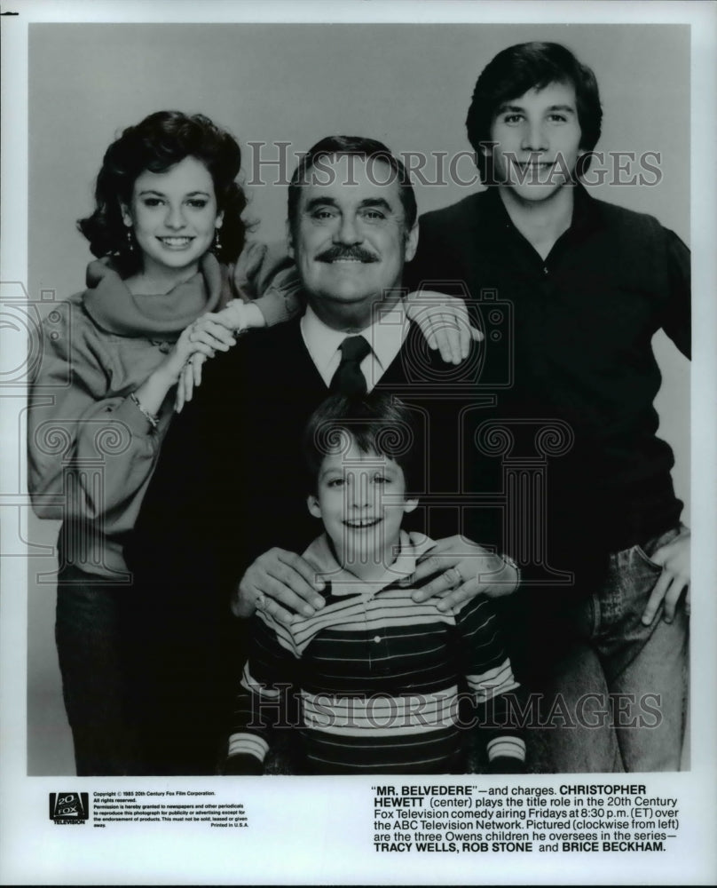 1985 Press Photo Cast of Mr. Belvedere- Historic Images