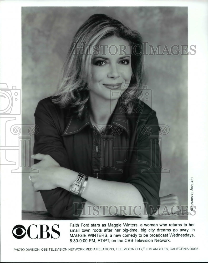 Undated Press Photo Faith Ford in Maggie Winters- Historic Images