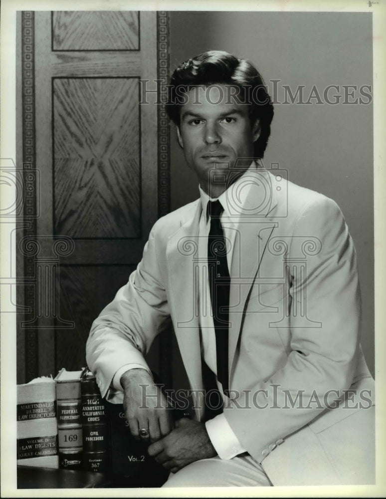 1986 Press Photo Harry Hamlin on L. A. Law - cvp30071- Historic Images