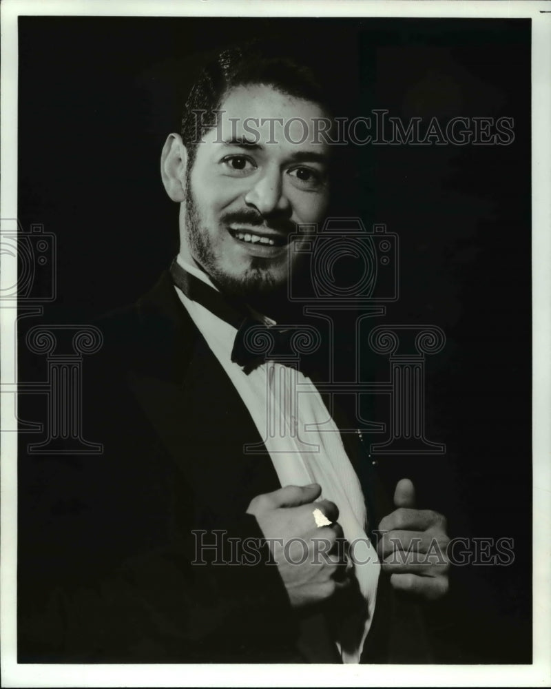 1985 Press Photo Michale LiBassi at The Cotton Club Comes to Cleveland- Historic Images