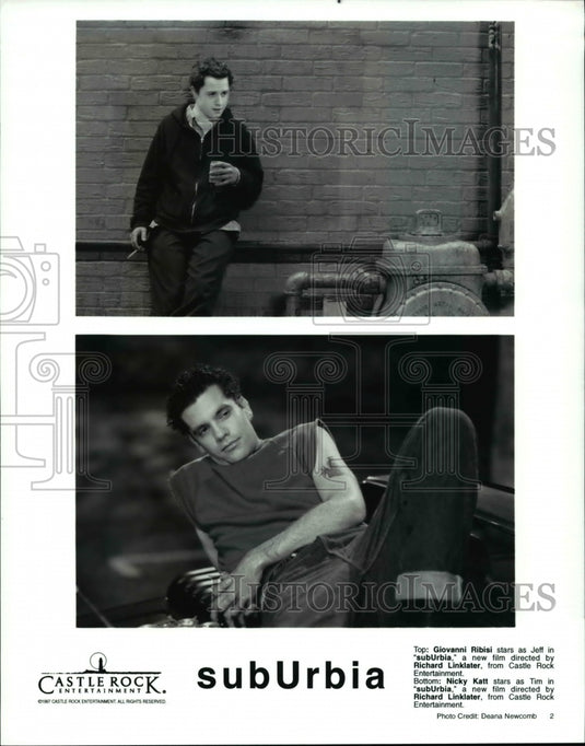Undated Press Photo Giovanni Ribsi Nicky Katt In Suburbia - cvp30192- Historic Images