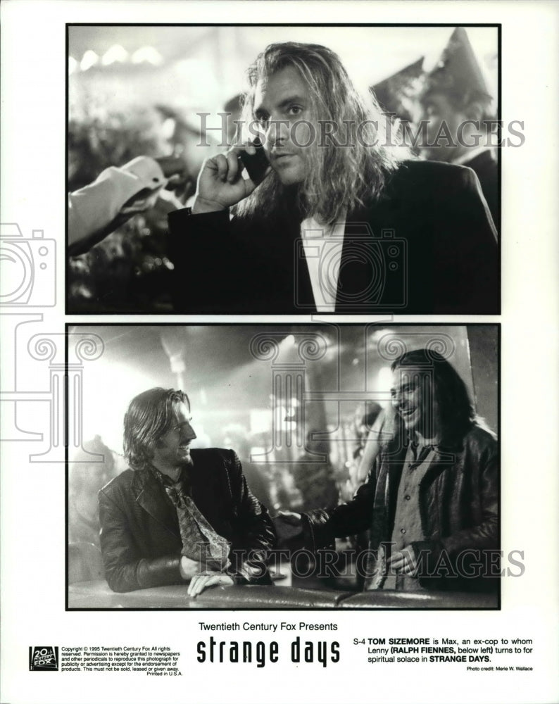 Press Photo Tom Sizemore and Ralph Fiennes star in Strange Days by Twentieth- Historic Images