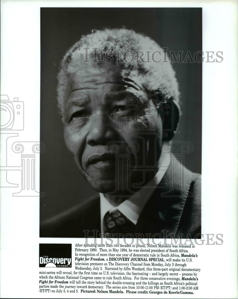 Undated Press Photo Mandela&#39;s Fight for Freedom - cvp30298- Historic Images