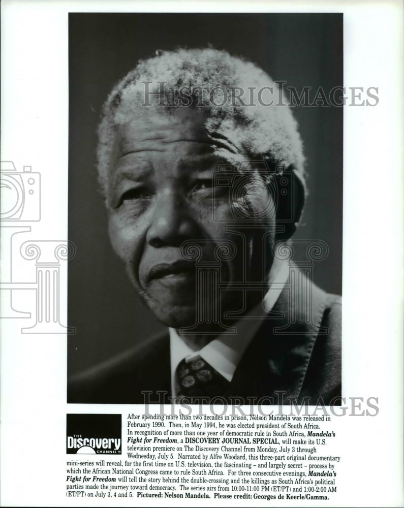 Undated Press Photo Mandela's Fight for Freedom - cvp30298- Historic Images