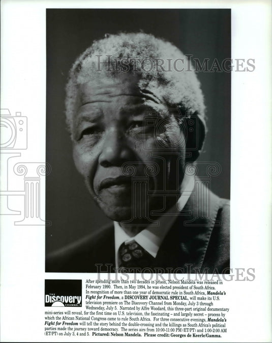 Undated Press Photo Mandela's Fight for Freedom - cvp30298- Historic Images