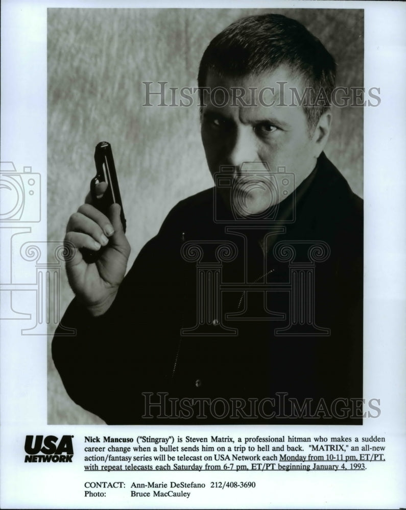 Undated Press Photo Nick Mancuso in Matrix - cvp30307- Historic Images