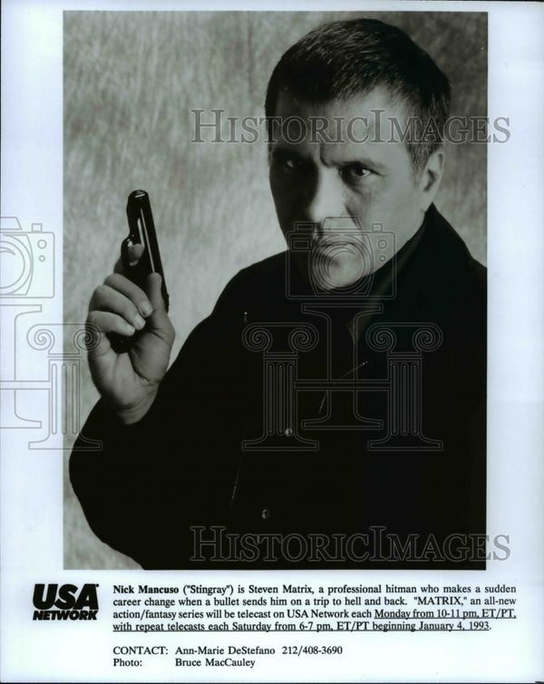 Undated Press Photo Nick Mancuso in Matrix - cvp30307 - Historic Images