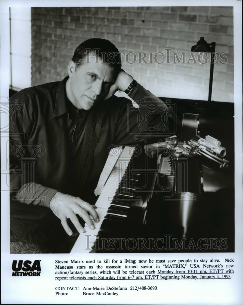 Undated Press Photo Nick Mancuso in Maxtrix Series - cvp30309- Historic Images