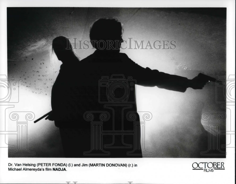 Press Photo Peter Fonda and Martin Donovan star in Nadja - cvp30363- Historic Images