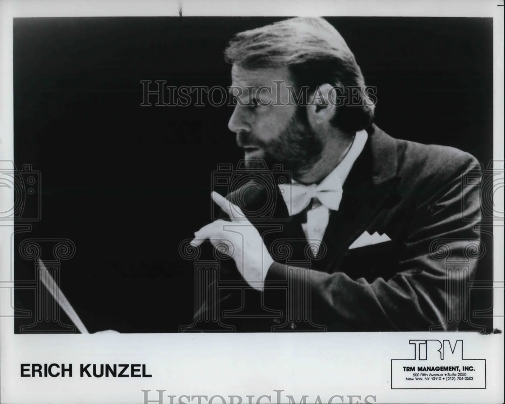 1987 Press Photo Erich Kunzel Conductor Cincinnati Pops Orchestra - cvp30452- Historic Images