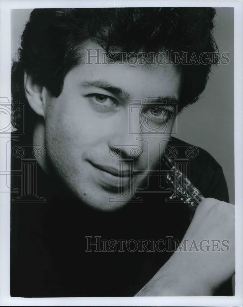 1989 Press Photo Jeffrey Khaner Principal Flutist The Cleveland Orchestra- Historic Images