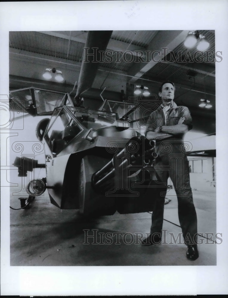 1986 Press Photo Roy Scheider in Blue Thunder - cvp30563- Historic Images