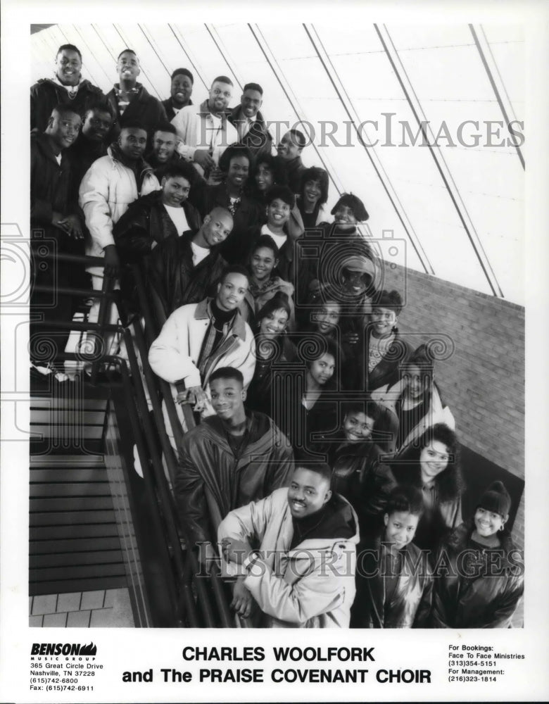 Press Photo Charles Woolford and The Praise Covenant Choir - cvp30636- Historic Images