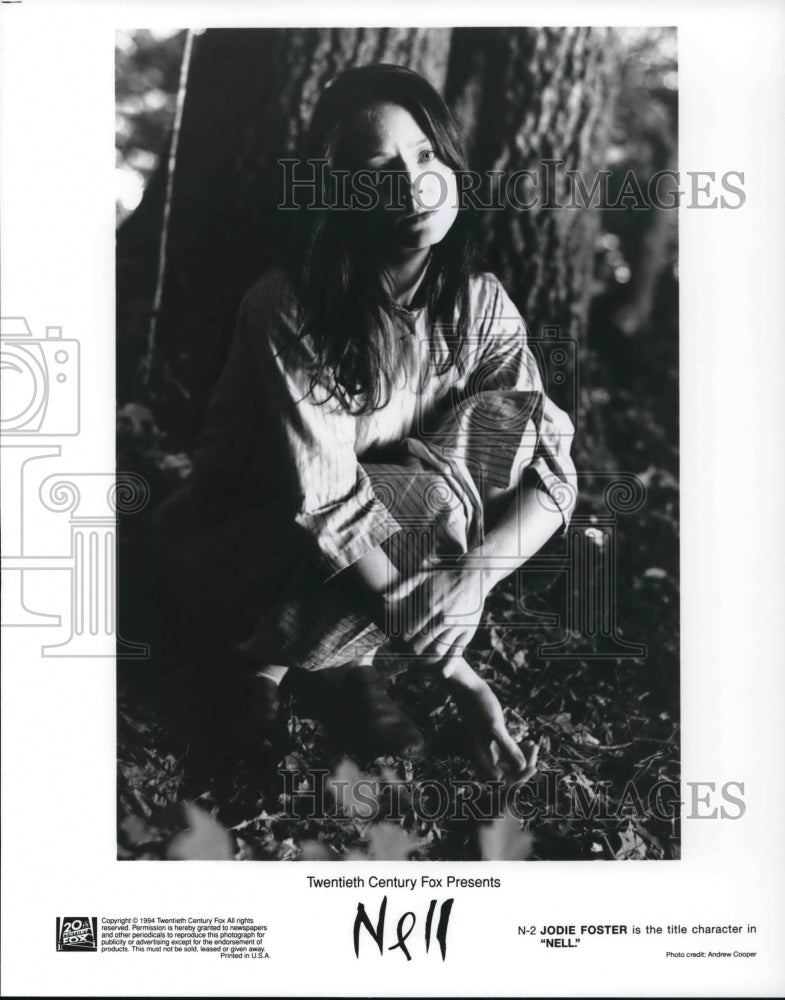 1994 Press Photo Jodie Foster In Nell - cvp30778- Historic Images