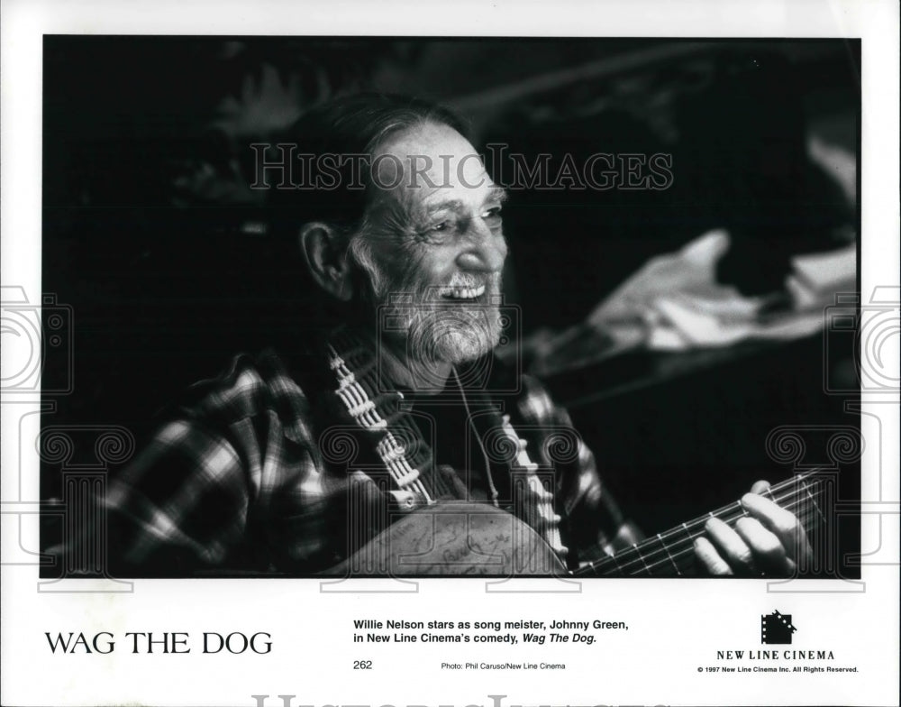 Press Photo Willie Nelson in "Wag The Dog" - cvp30897- Historic Images