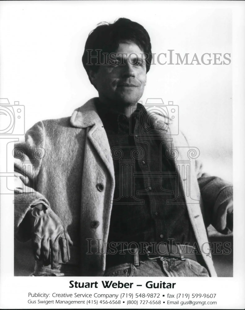 Press Photo guitarist Stuart Weber - cvp31146- Historic Images