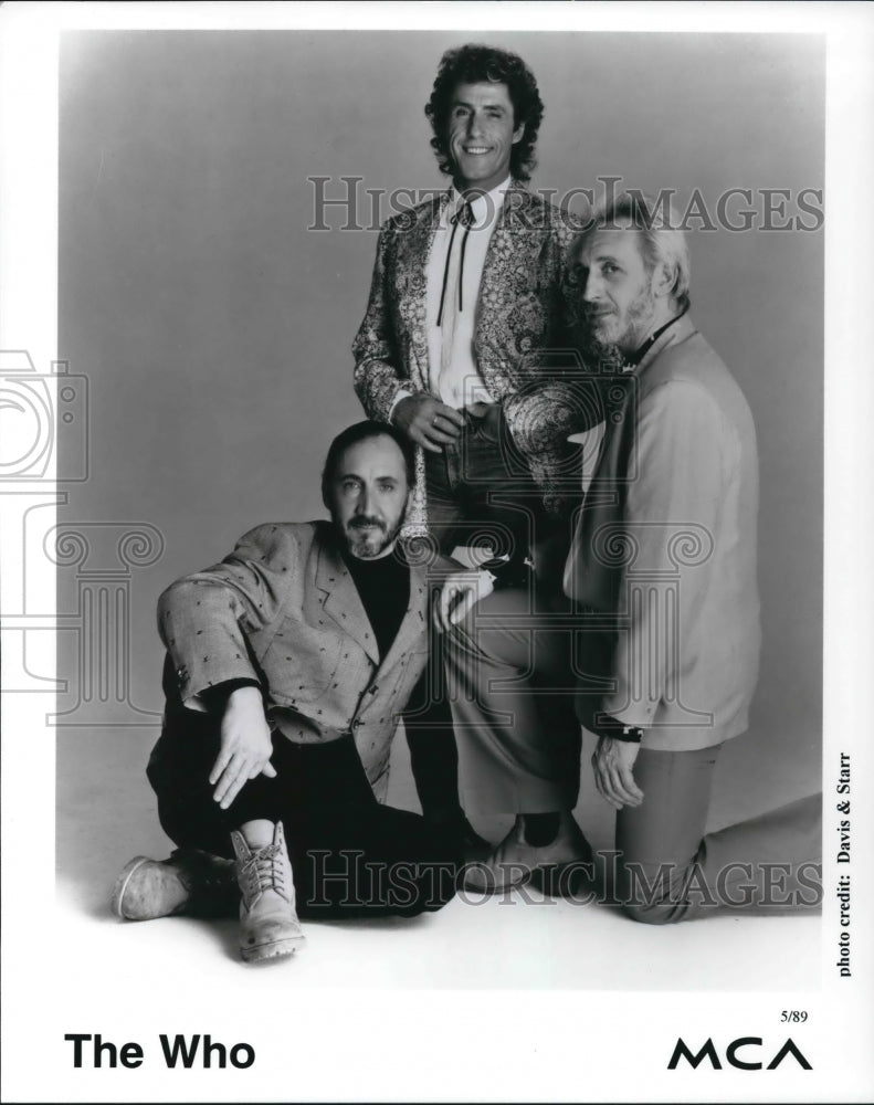 1989 Press Photo The Who - cvp31154- Historic Images