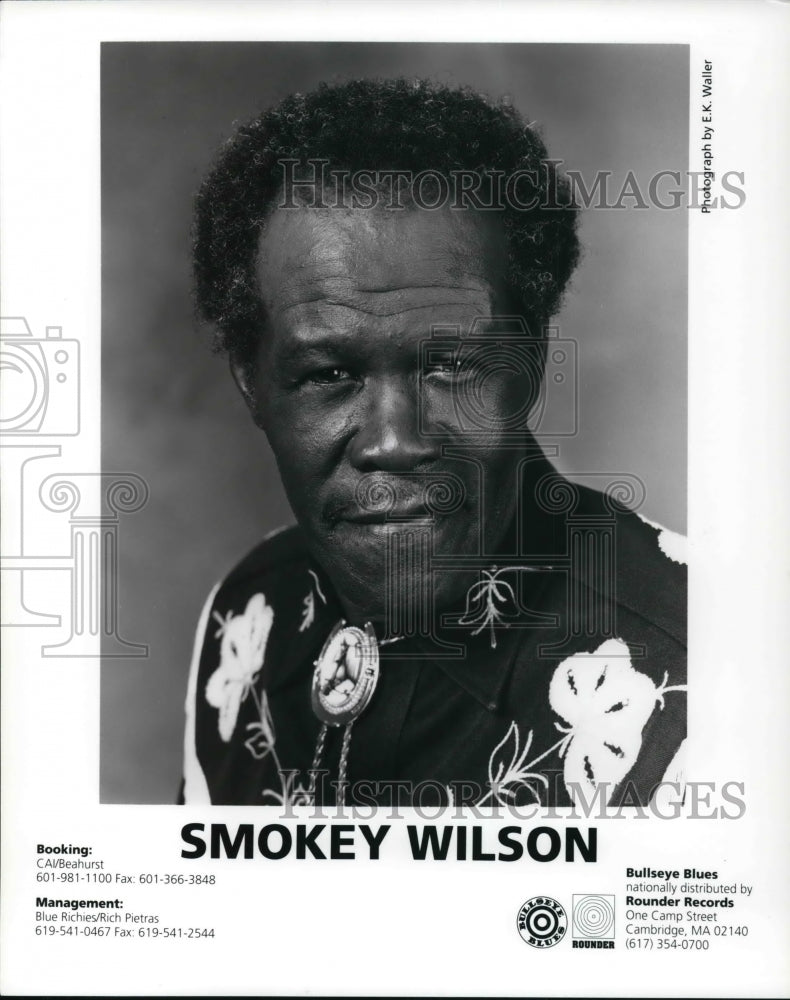 Press Photo Singer Smokey Wilson - cvp31185- Historic Images