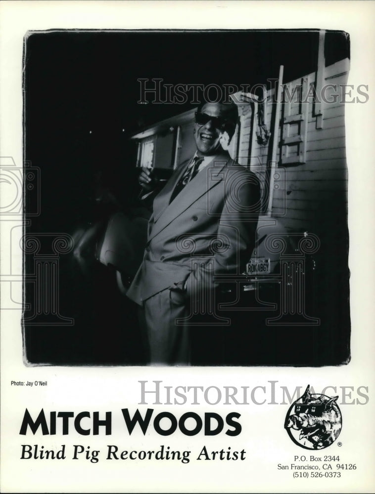 Press Photo Singer Mitch Woods - cvp31215- Historic Images