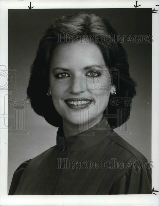 1984 Press Photo Sandy Lesko Weekend Anchor WJKW - cvp31320- Historic Images