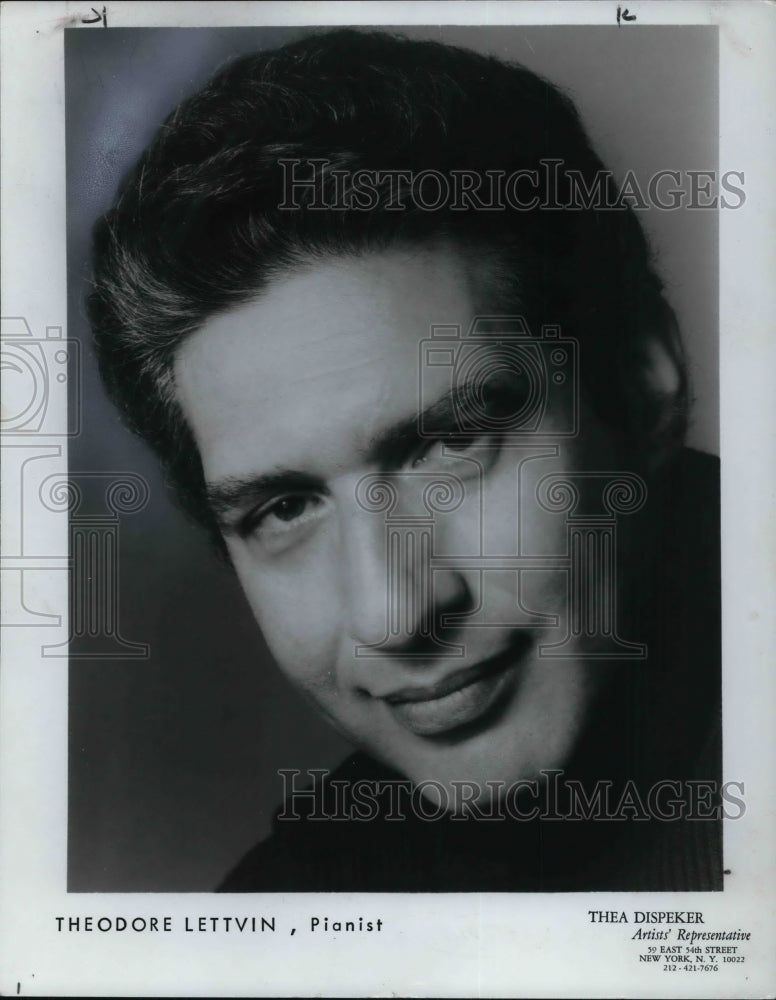 1983 Press Photo Pianist Theodore Lettvin - cvp31339- Historic Images