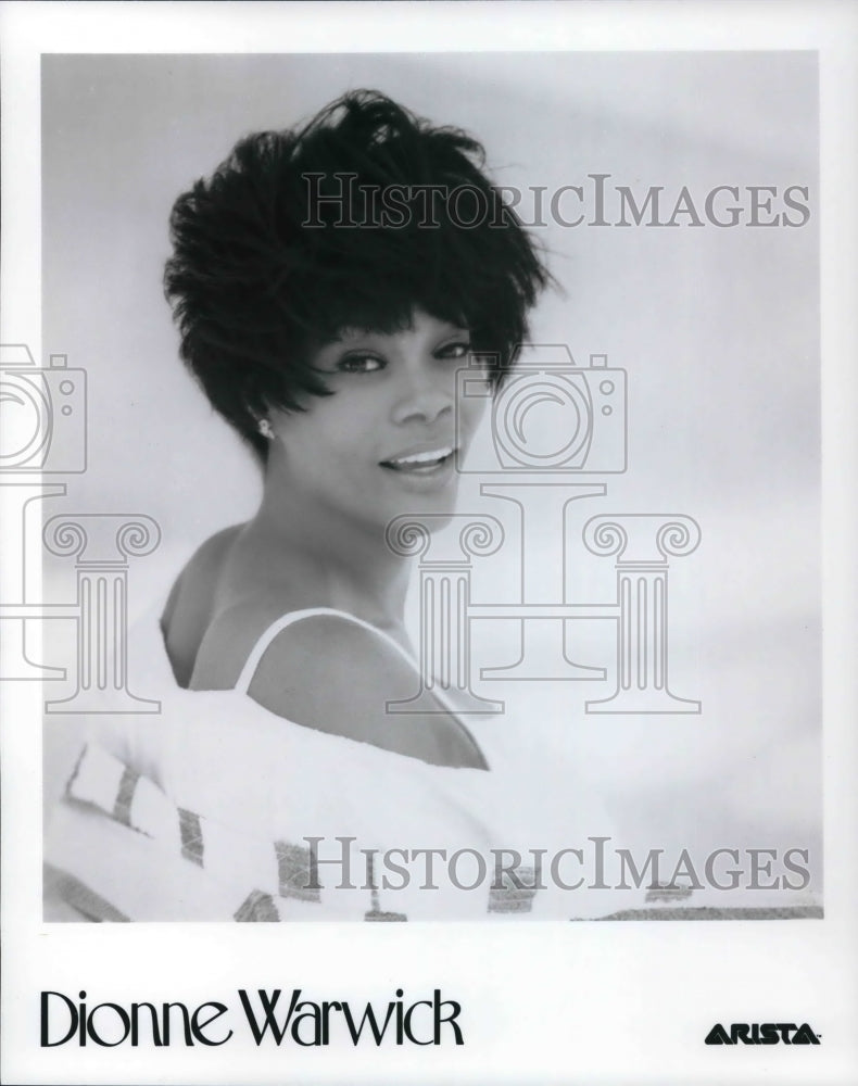 Press Photo Singer Dionne Warwick - cvp31590- Historic Images