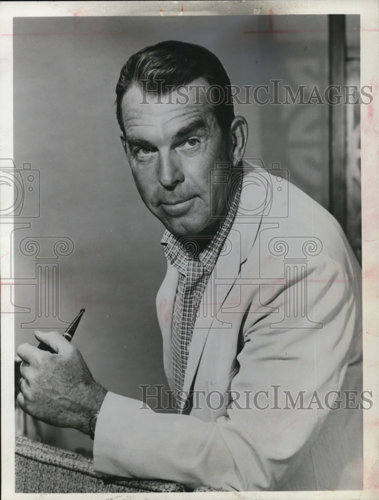 Press Photo Fred MacMurray - cvp31905- Historic Images