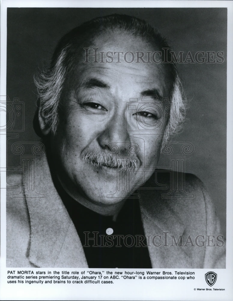 1988 Press Photo Pat Morita in Ohara - cvp31939- Historic Images