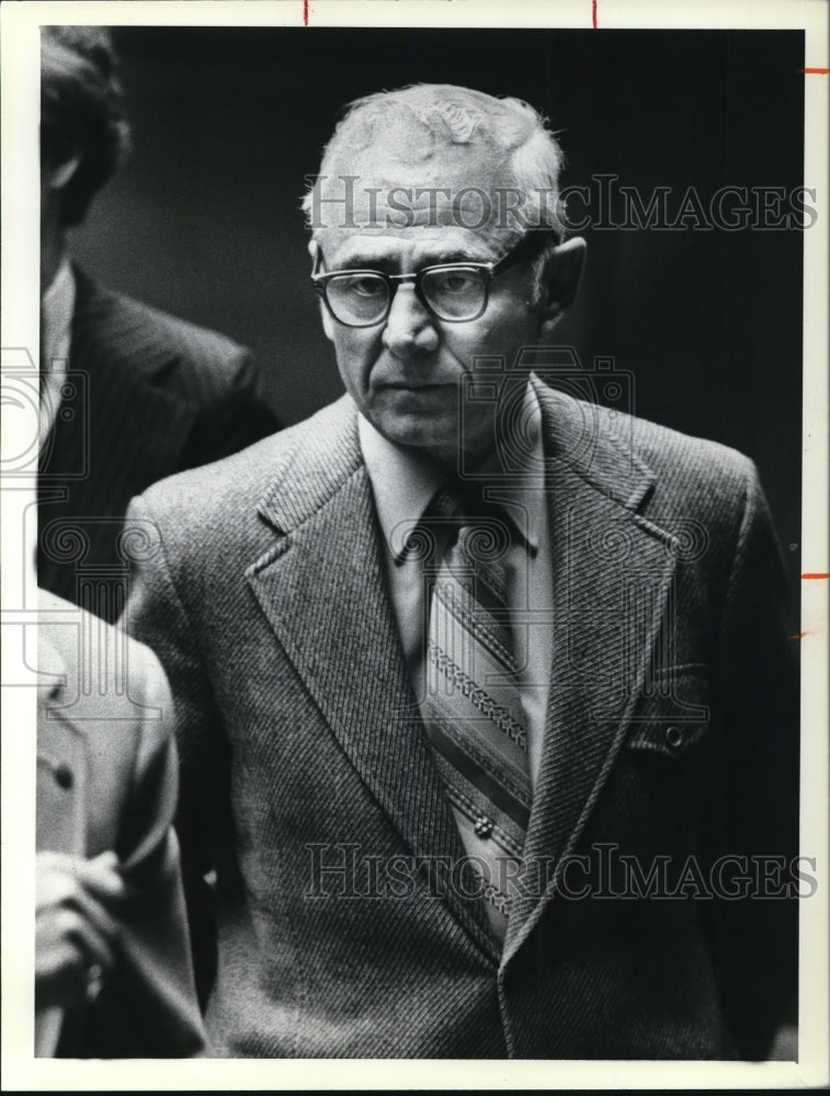 1980 Press Photo Clyde Longacre Deputy Sheriff- Historic Images