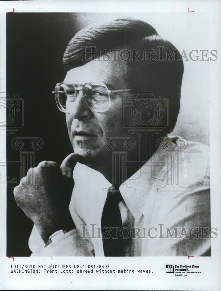 1984 Press Photo Trent Lott former senator of Missisippi- Historic Images