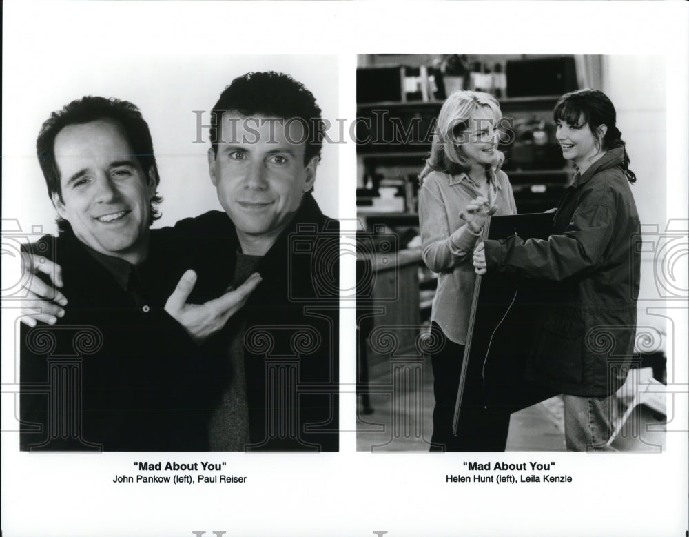 Press Photo John Pankow Paul Reiser Helen Hunt Leila Kenzle Mad About You- Historic Images