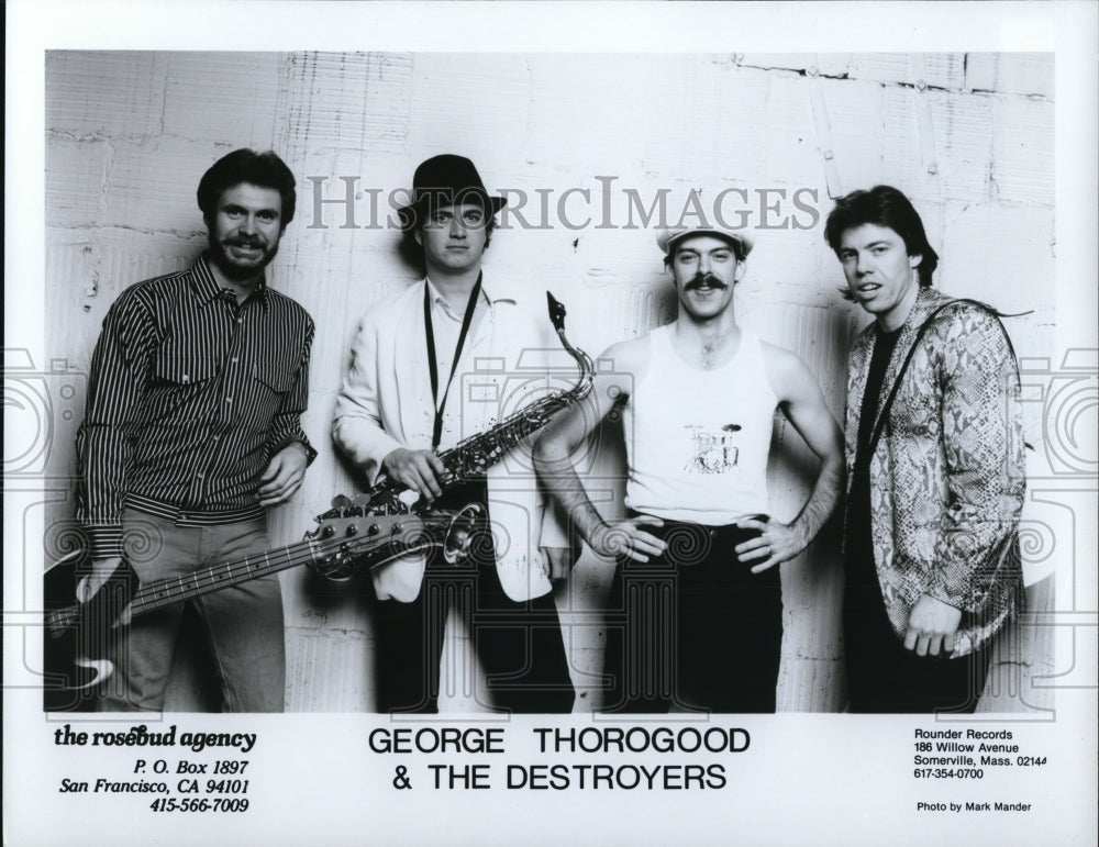 1985 Press Photo George Thorogood and the Destroyers - cvp32799- Historic Images