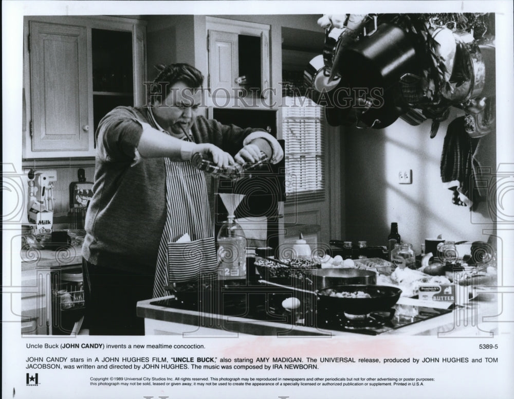 1989 Press Photo John Candy as Uncle Buck - cvp32842- Historic Images