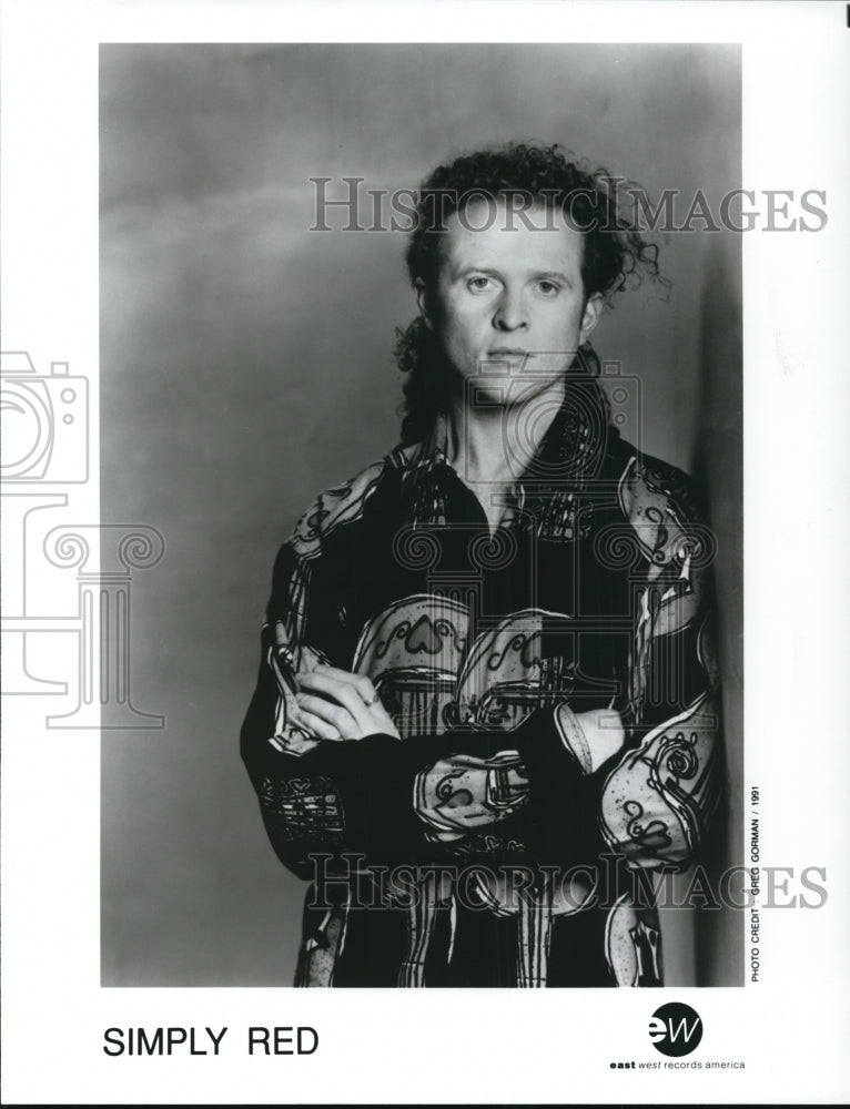 1991 Press Photo Simply Red - cvp33016- Historic Images