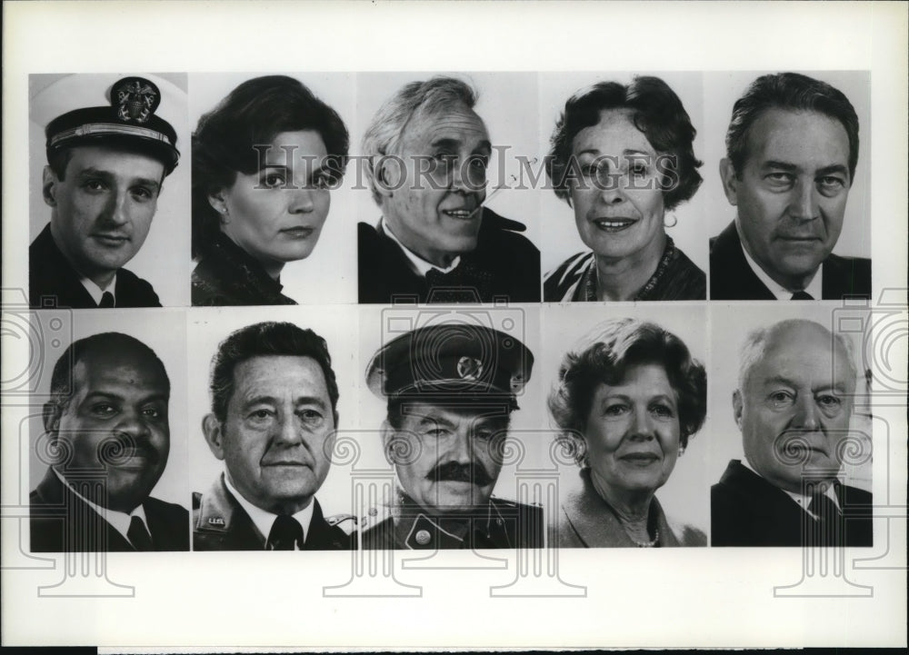 Undated Press Photo Michael Gross Kathryn Walker Jason Robards Eileen Heckart- Historic Images