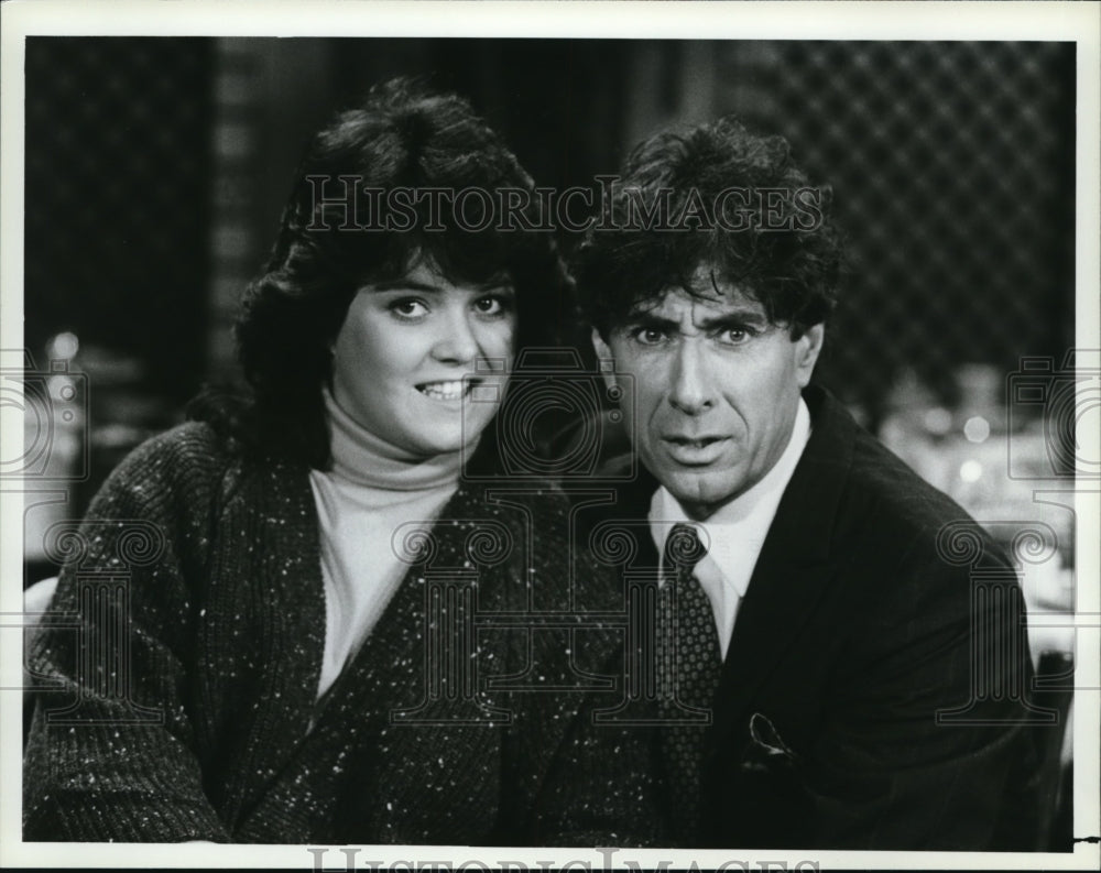 1986 Press Photo Paul Sand &amp; Rosie O&#39;Donnell in Gimme A Break - cvp33307- Historic Images