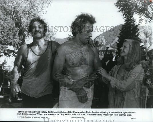 1980 Press Photo Warner Brothers presents Any Which Way You Can starring Clint- Historic Images