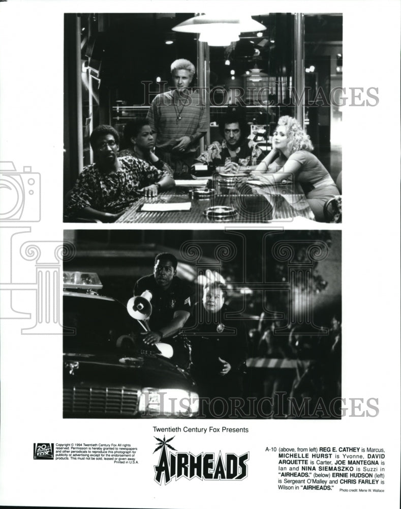Press Photo Twentieth Century Fox presents Airheads starring Michelle Hurst,- Historic Images