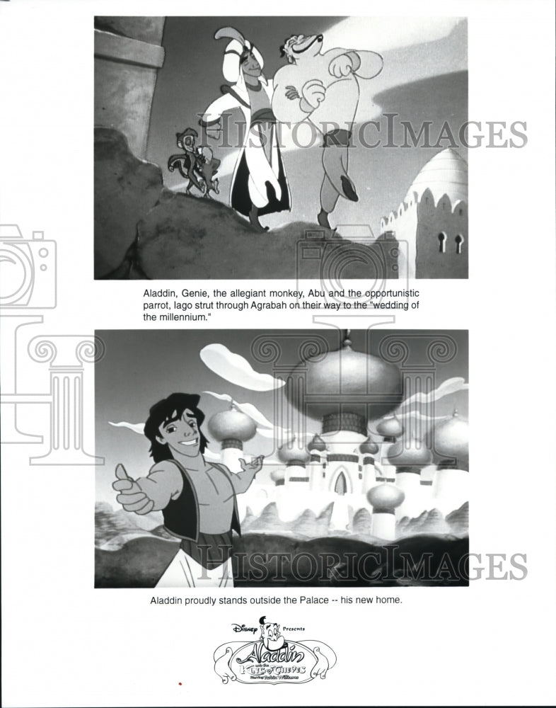 Press Photo Disney presents Aladdin - cvp34417- Historic Images