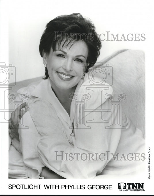 Press Photo TNN presents Spotlight With Phyllis George - cvp34504- Historic Images