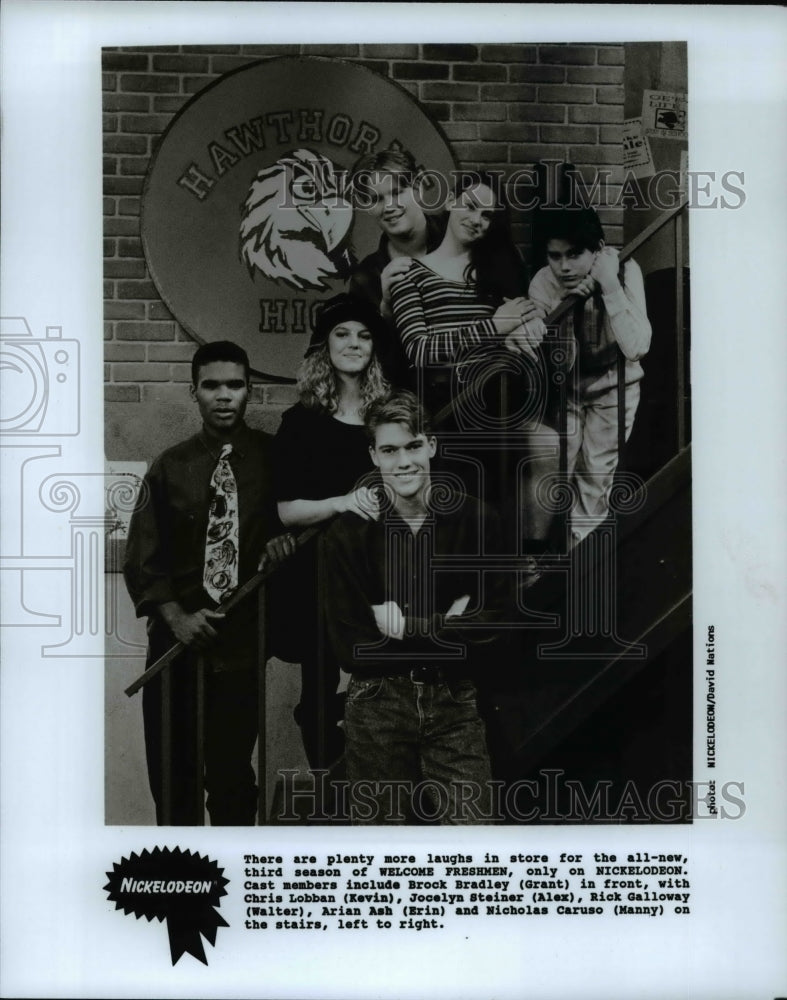 Undated Press Photo Welcome Freshman cast - cvp34669- Historic Images