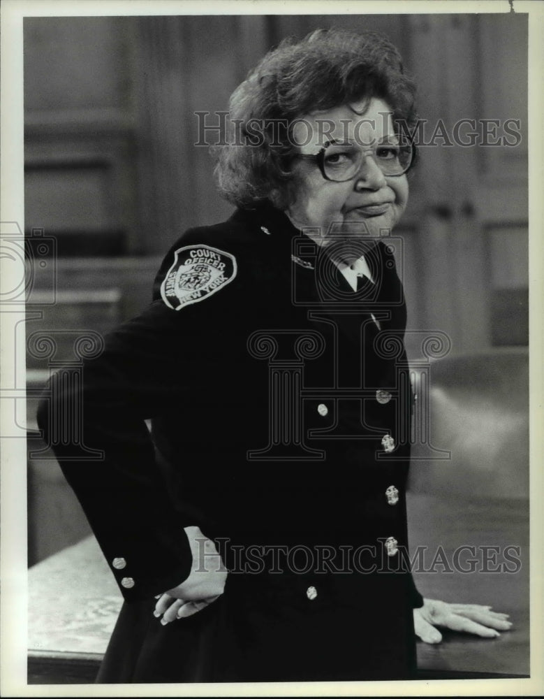 1985 Press Photo Florence Halop in Night Court - cvp34813- Historic Images