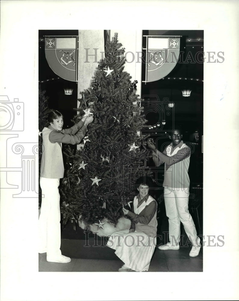 1985 Press Photo Scott Marazzi Wendy Joye Don Rice Singing Angels - cvp34953- Historic Images