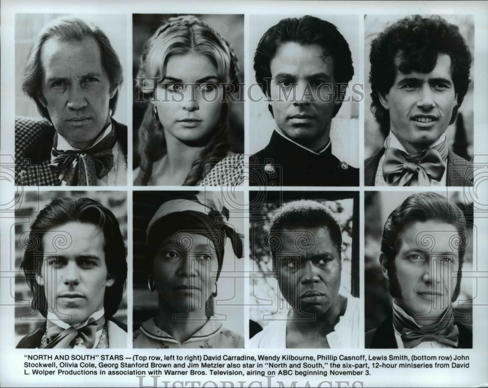 Undated Press Photo David Carradine Wendy Kilbourne Philip Casnoff Lewis Smith- Historic Images