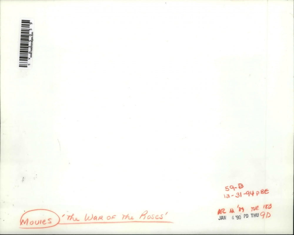 1990 Press Photo Kathleen Turner Michael Douglas in "The War of the Roses"