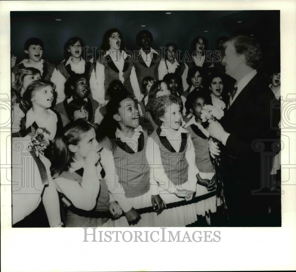 1980 Press Photo Singing Angels - cvp35087- Historic Images