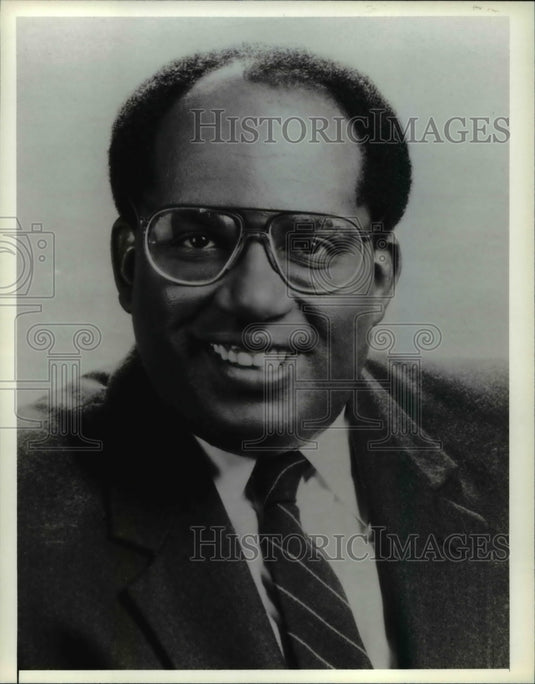 1987 Press Photo Al Roker On Sunday Today - cvp35160- Historic Images