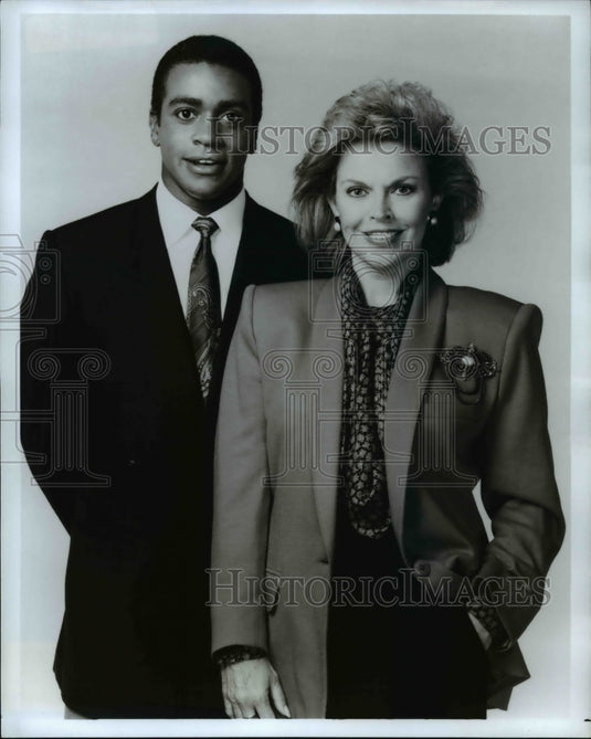 Undated Press Photo Ahmad Rashad Pat Mitchell The Family Show - cvp35171- Historic Images